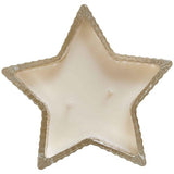 M&S Frankincense and Myrrh Star Candle, Chrome