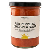 Natoora Red Pepper Soup with Chickpeas Chipotle Criollo Chilli
