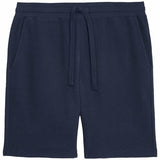 M&S Mens Collection Waffle Loungewear Shorts, Medium, Navy