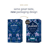 Pukka Organic Night Time Herbal Tea With Chamomile 20 Compostable Tea Bags