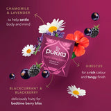 Pukka Organic Night Time Berry Herbal Tea x20 Compostable Sleep Tea Bags