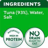 John West No Drain Fridge Pot Tuna Steak with a Little Brine