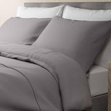 MS Egyptian Cotton Duvet Cover Single 3ft Silver Grey
