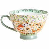 MS Floral Footed Mug