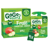 GoGo squeeZ Fruit Smoothie Snack Apple 4X90g