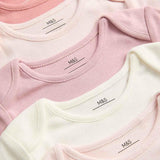 M&S Plain Sleepsuit, 6-9 Months, Pink