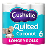 Cushelle Ultra Quilted Coconut Toilet Roll 50 More Sheets