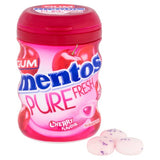 Mentos Gum Pure Fresh Cherry Sugar Free Chewing Gum Bottle