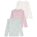 MS Ballet Tops 3 Pack 3-4 Years Pink