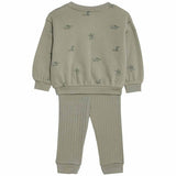 M&S Khaki Leggings Outfit, 12-18 Months, Khaki