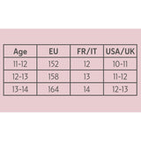 SELENACARE TEENS Period Knickers Sporty Black Size 11-12 years