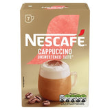 Nescafe Cappuccino Unsweetened Instant Coffee 7 Sachets