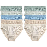 M&S Boys Pure Cotton Stripes & Solids Briefs, 3-4 Years, Multi