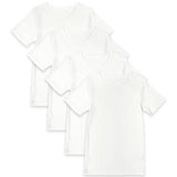 MS Cotton Short Sleeve Vests 5-6 Years White