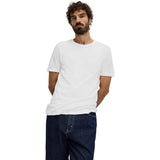 M&S Mens Cotton Crew Neck T-Shirt, XL, White