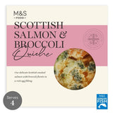 MS Scottish Salmon Broccoli Quiche