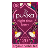 Pukka Organic Night Time Berry Herbal Tea x20 Compostable Sleep Tea Bags