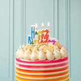 Talking Tables Rainbow Happy Birthday Candle
