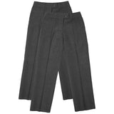 MS Girls Slim Leg School Trousers 13-14 Years Grey