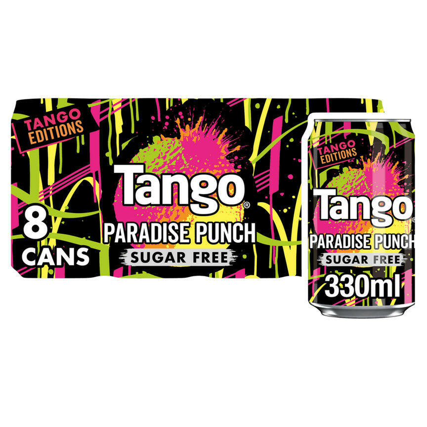 Tango Sugar Free Paradise Punch Cans GOODS ASDA