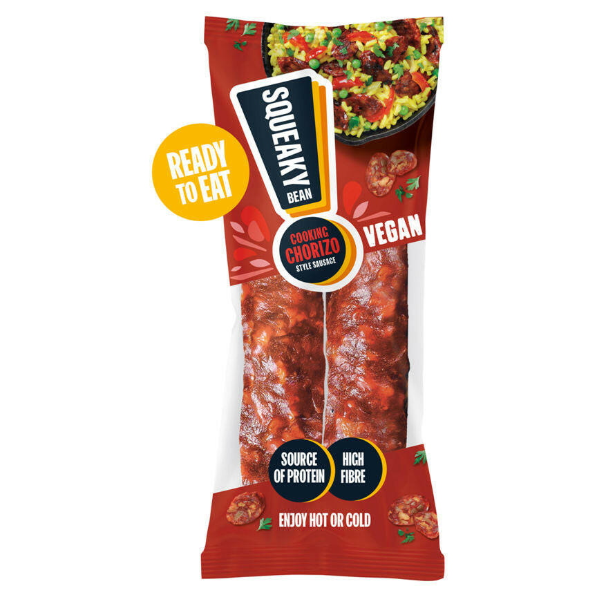 Squeaky Bean Vegan Cooking Chorizo Style Sausage 100g GOODS ASDA