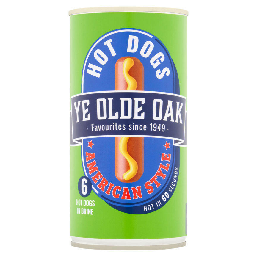 Ye Olde Oak American Style Hot Dogs in Brine GOODS ASDA