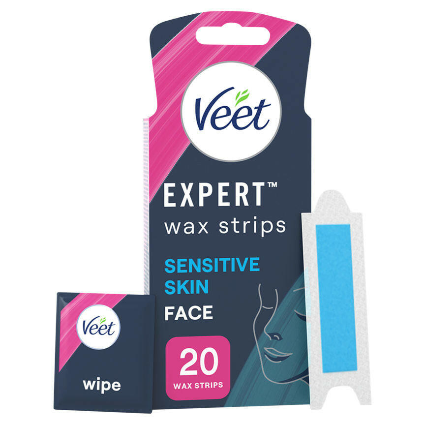 Veet 20 Expert Wax Strips with Almond Oil GOODS ASDA