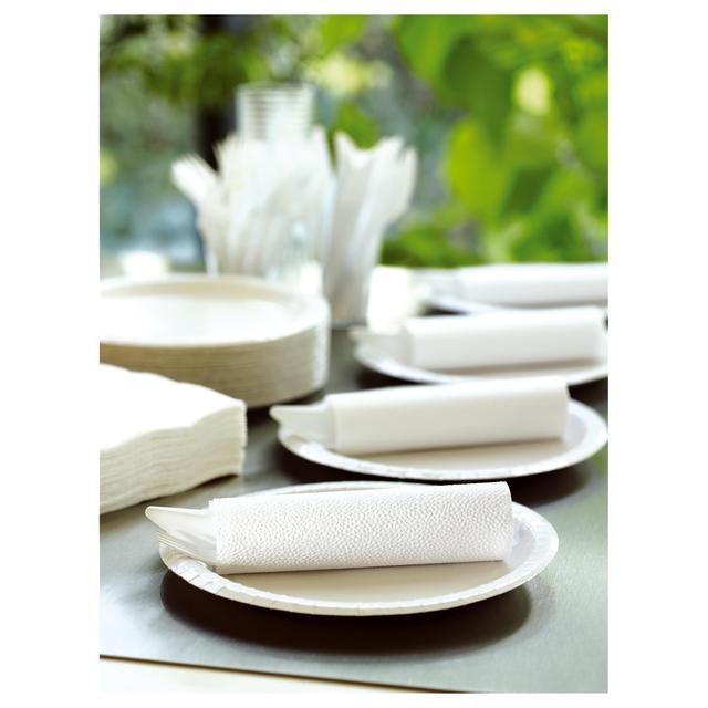 White 22cm Recyclable Paper Plates 50 per pack GOODS M&S