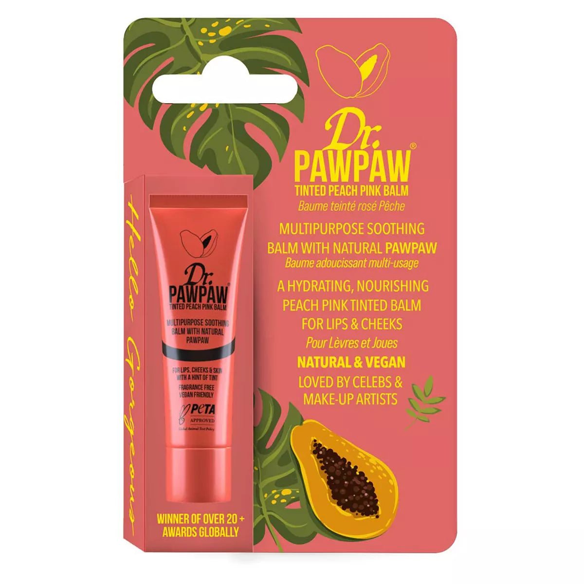 Dr.PAWPAW Peach Pink Balm 10ml - McGrocer