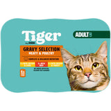 Tiger by ASDA Adult Cat Food Gravy Selection Meaty & Poultry 6 x 400g Cans GOODS ASDA
