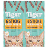 Tiger by ASDA 6 Sticks Rich In Chicken 6x5g GOODS ASDA
