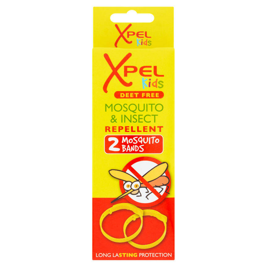 Xpel Kids 2 Mosquito & Insect Repellent Mosquito Bands GOODS ASDA