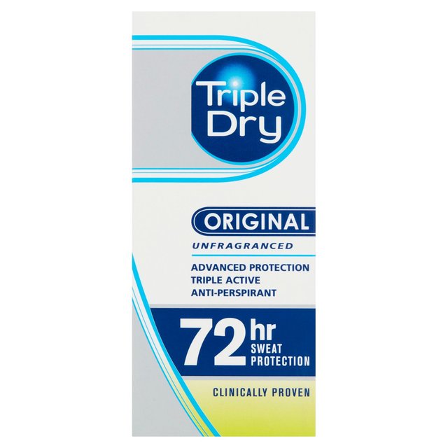 Triple Dry Original Unfragranced Anti-Perspirant Roll On 50ml GOODS M&S