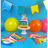 Talking Tables Rainbow Happy Birthday Napkins 20 per pack GOODS M&S