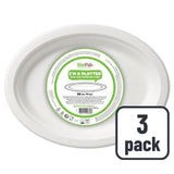 White Microwaveable Buffet Platters 3 per pack GOODS M&S