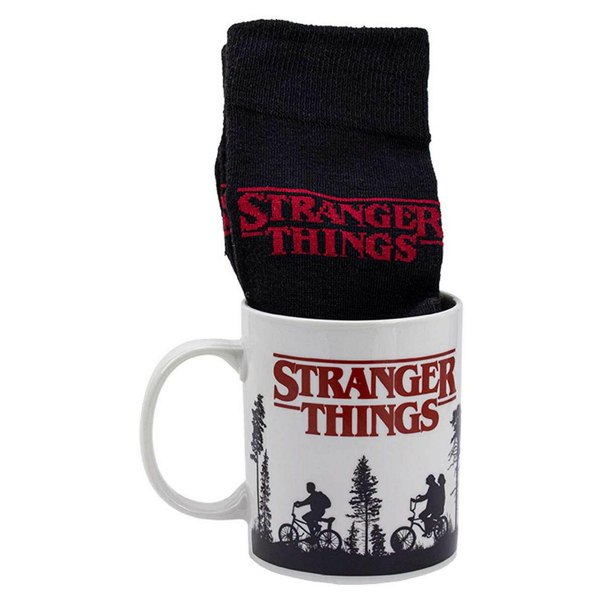 Stranger Things Logo Mug and Socks GOODS Boots