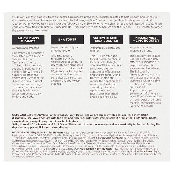 Superdrug Me+ Refining Routine Gift Box GOODS Superdrug