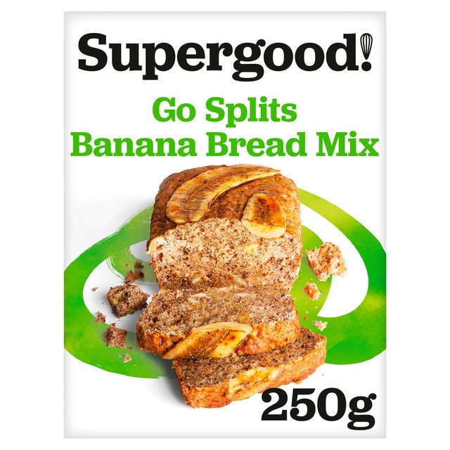 Supergood! Bakery Gluten Free & Vegan Go Splits Banana Bread Mix 250g GOODS M&S