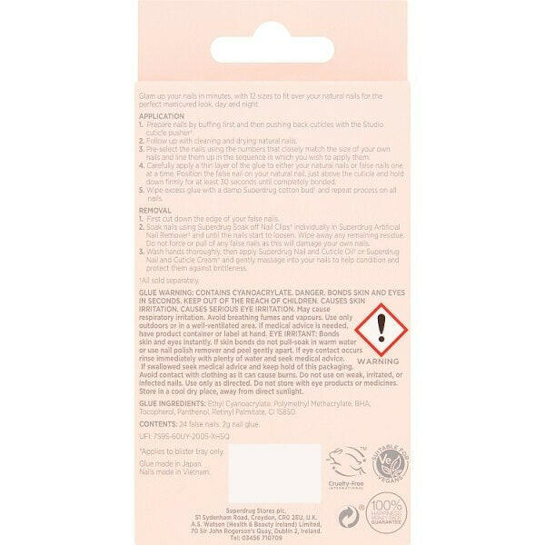 Superdrug Studio London False Nails Pride Edition GOODS Superdrug