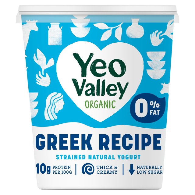 Yeo Valley Organic Greek Recipe 0% Strained Natural Yogurt 850g GOODS M&S
