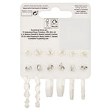 Superdrug Silver Tone 6 Pack Hoop & Stud Mix GOODS Superdrug
