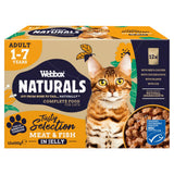 Webbox Naturals Adult Meat & Fish in Jelly Wet Cat Food 12x100g GOODS Sainsburys