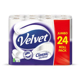 Velvet Classic Quilted Toilet Rolls 24 per pack GOODS M&S