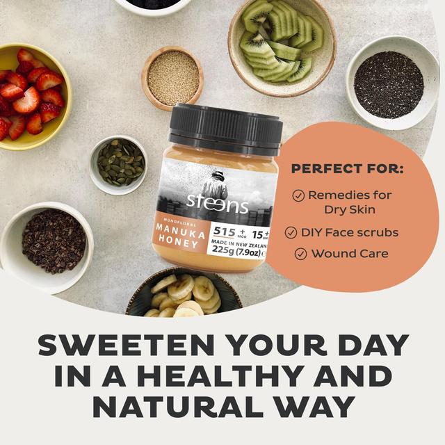 Steens MGO 515 UMF15 Manuka Honey 225g GOODS M&S