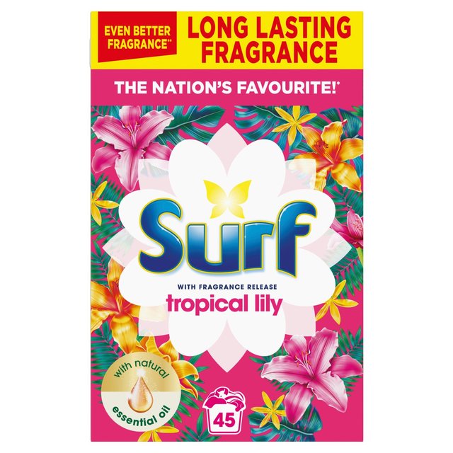 Surf Washing Powder Tropical Lily & Ylang-Ylang 45 Wash   2.25kg GOODS M&S