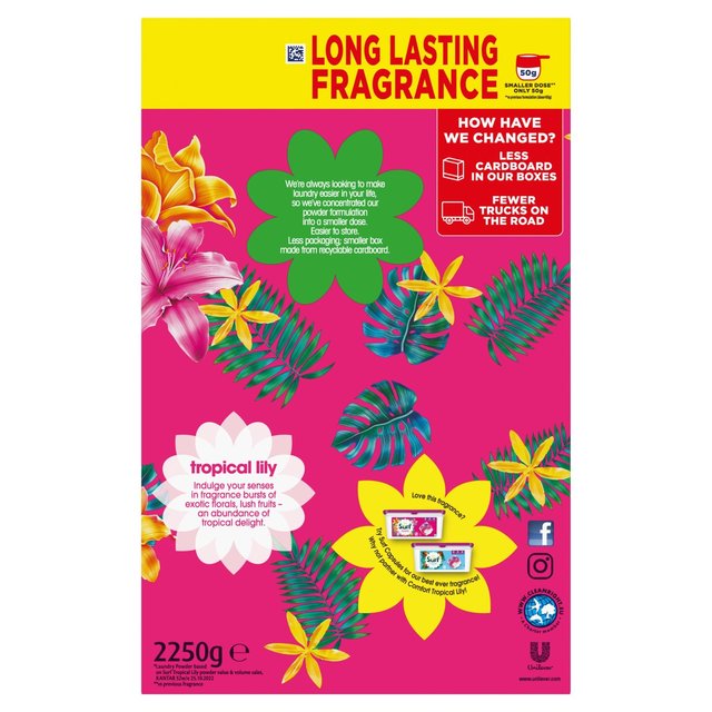 Surf Washing Powder Tropical Lily & Ylang-Ylang 45 Wash   2.25kg GOODS M&S