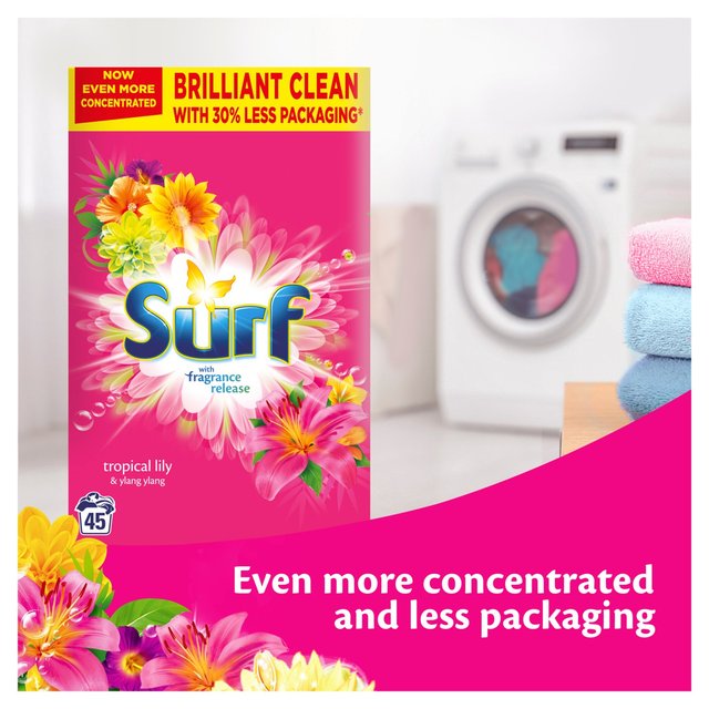 Surf Washing Powder Tropical Lily & Ylang-Ylang 45 Wash   2.25kg GOODS M&S