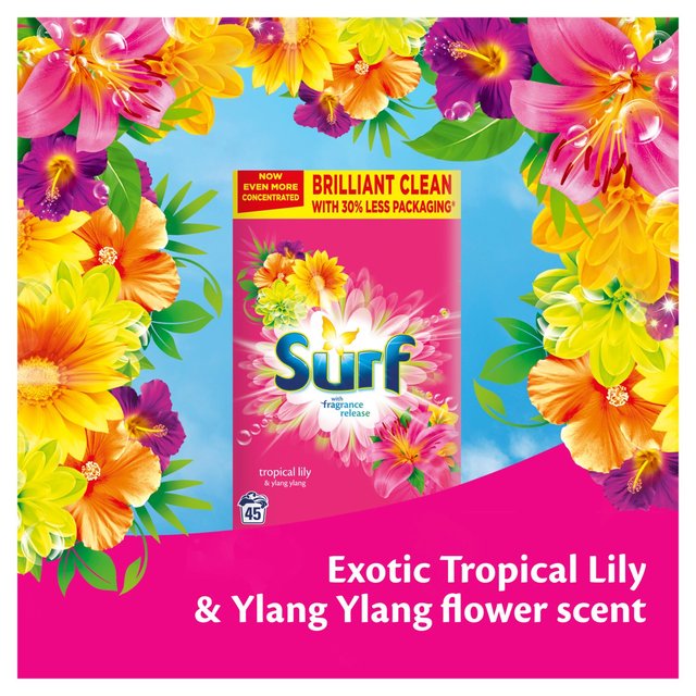 Surf Washing Powder Tropical Lily & Ylang-Ylang 45 Wash   2.25kg GOODS M&S