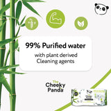 The Cheeky Panda 100% Bamboo Antibacterial Multi Surface Wipes 90 per pack GOODS M&S