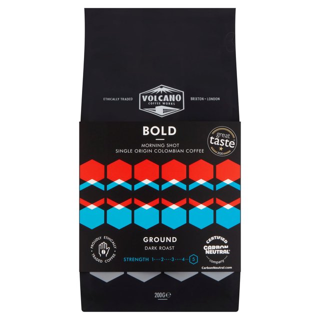 Volcano Coffee Works Bold Colombia Ground Coffee 200g GOODS M&S